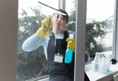 Nettoyage de vitres intérieures et extérieures à Coadout